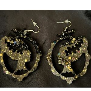 Bride of Frankenstein earrings